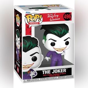 Funko Pop Heroes #496 Harley Quinn- The Joker Brand New